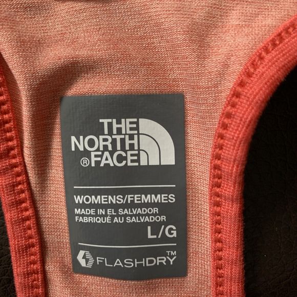 The North Face Women’s L Tank Racerback Workout Active Top Flash dry Orange - Picture 9 of 11